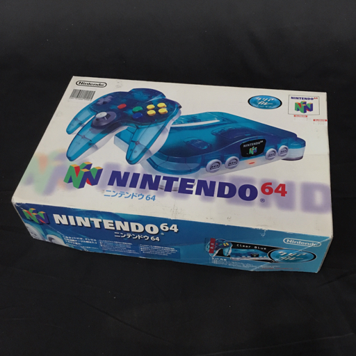 任天堂 ニンテンドウ64 NUS-001 クリアブルー